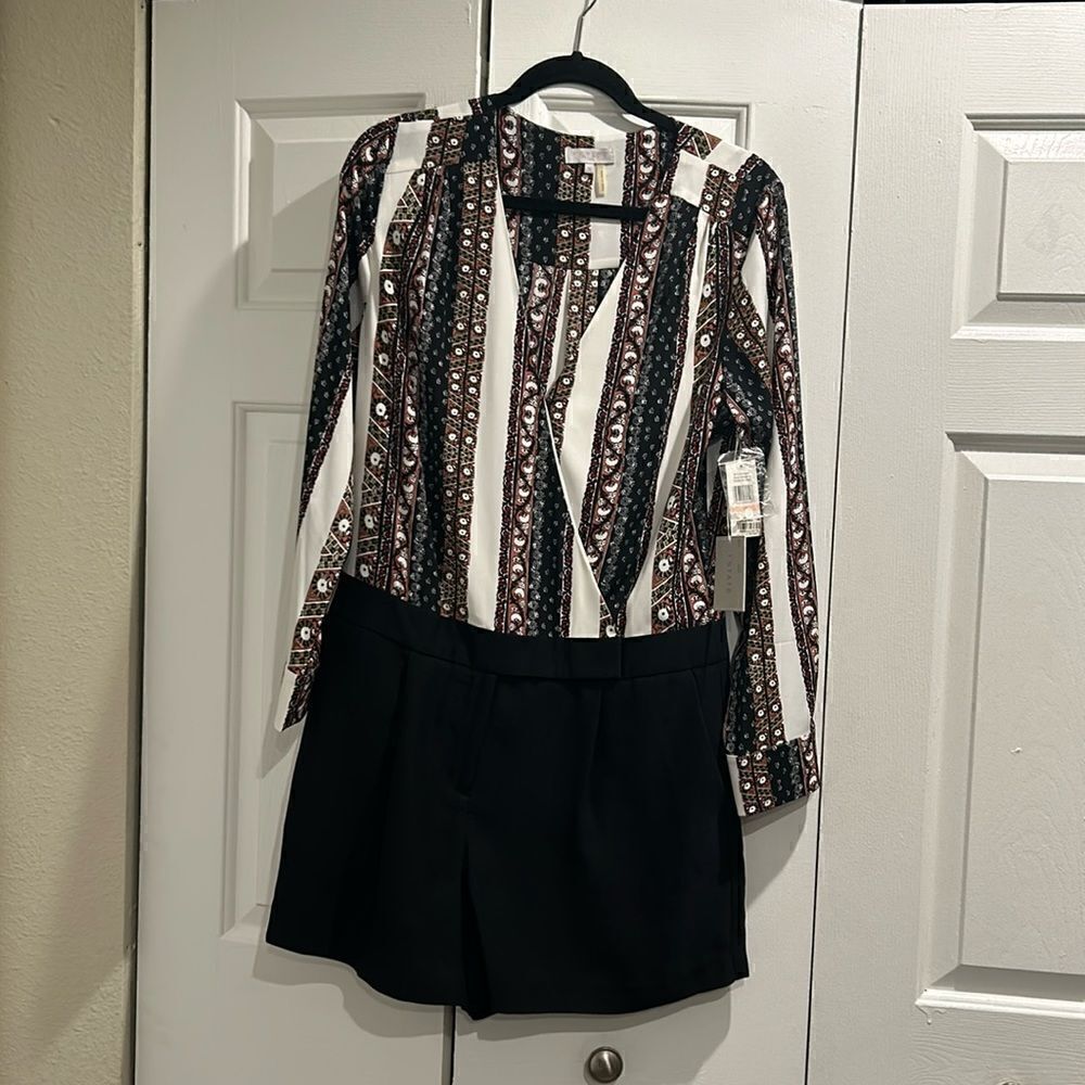 NWT 1. STATE Shorts Romper, Size 10